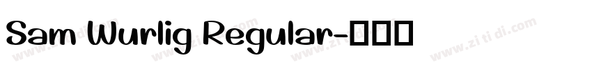 Sam Wurlig Regular字体转换